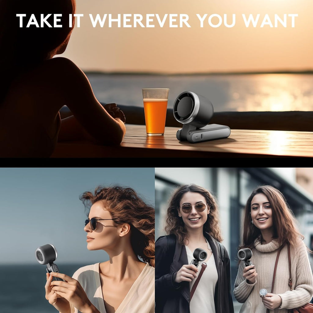3-in-1 Stadium Turbo Handheld Fan