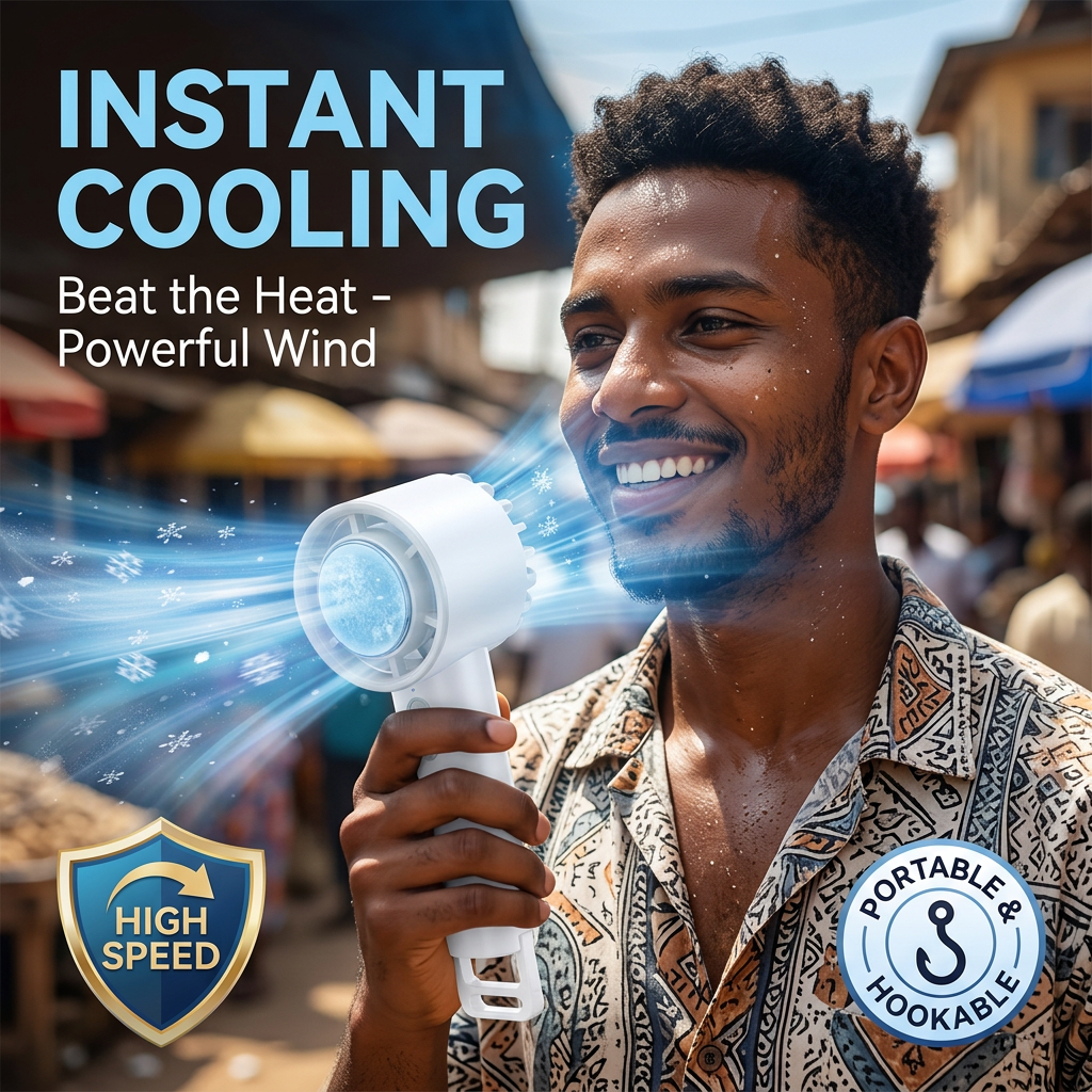 3-in-1 Portable TEC Turbo Cooling Fan
