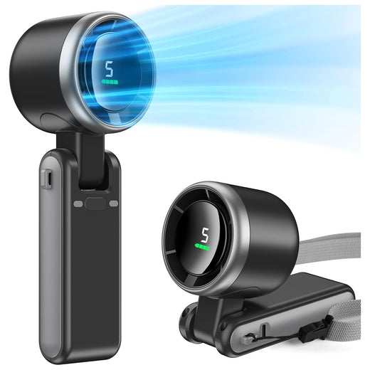 5000mAh 3-in-1 Turbo Handheld Fan