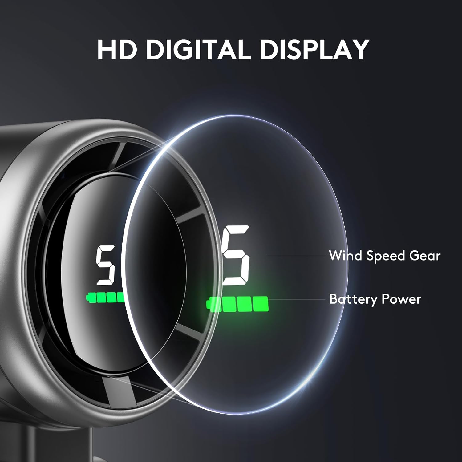 5000mAh 3-in-1 Turbo Handheld Fan
