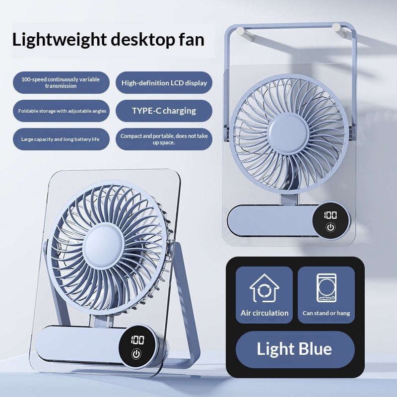 Clip-On Rechargeable Mini Portable Fan